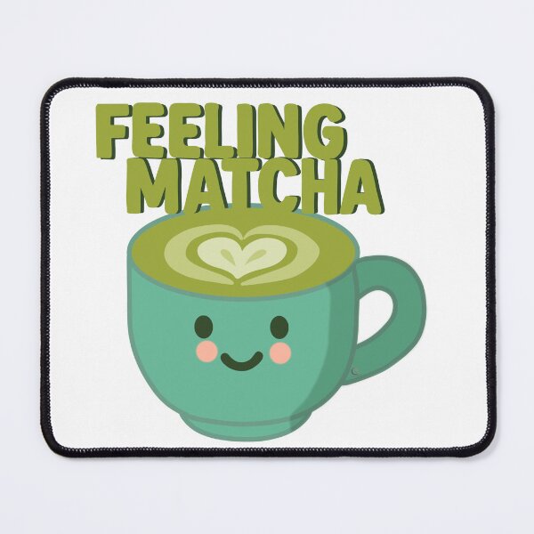 Item preview, Feeling Matcha – Cute Matcha Latte Art Illustration designed and sold by CmpsDesigns .