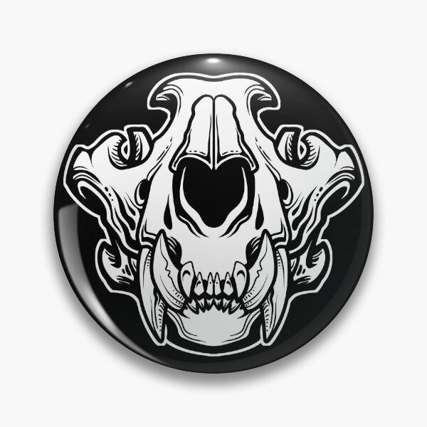 Item preview, Linocut Tiger Skull (Black lines) designed and sold by PaleoPanthera.