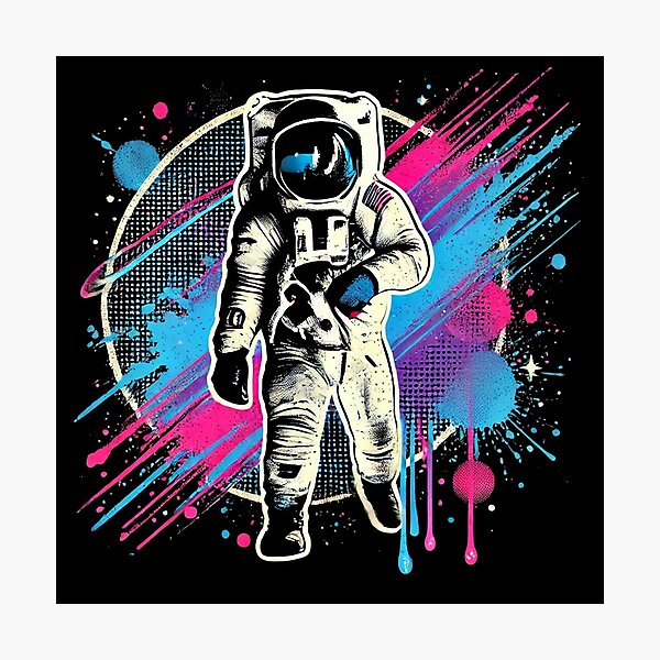 Item preview, Retro Space Explorer Vintage Astronaut Adventure designed and sold by Jcat7.