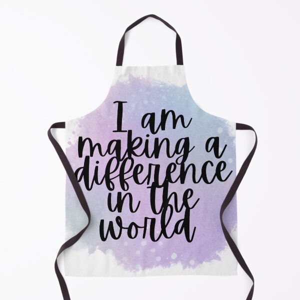 Item preview, Watercolor Affirmation - I am making a difference in the world designed and sold by GreenStardust.
