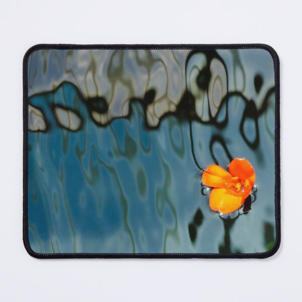 Item preview, Orange Flower on Water with Reflections designed and sold by Tridentulus.