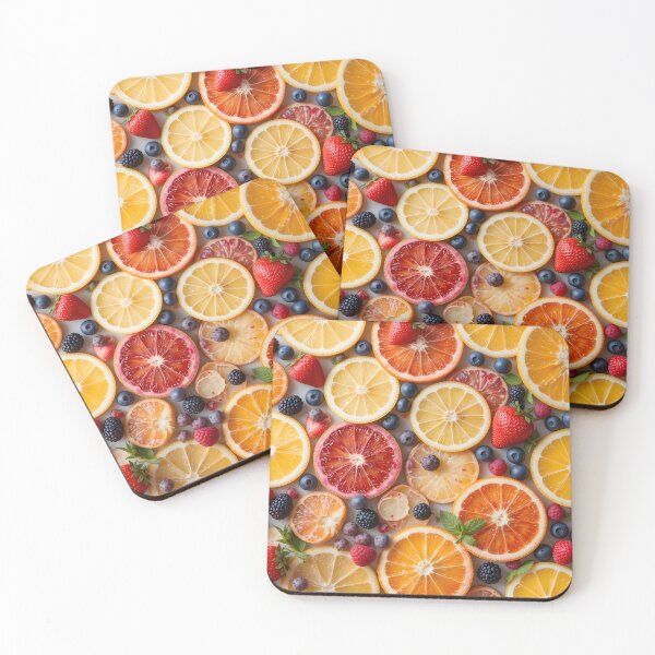 Item preview, Citrus & Berries Summer Slice Pattern designed and sold by JiffyGirls.