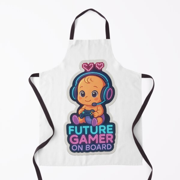 Item preview, Pegatina de neón de Future Gamer Baby designed and sold by Trendy Sticker & Merch Collection - Express Yourself.