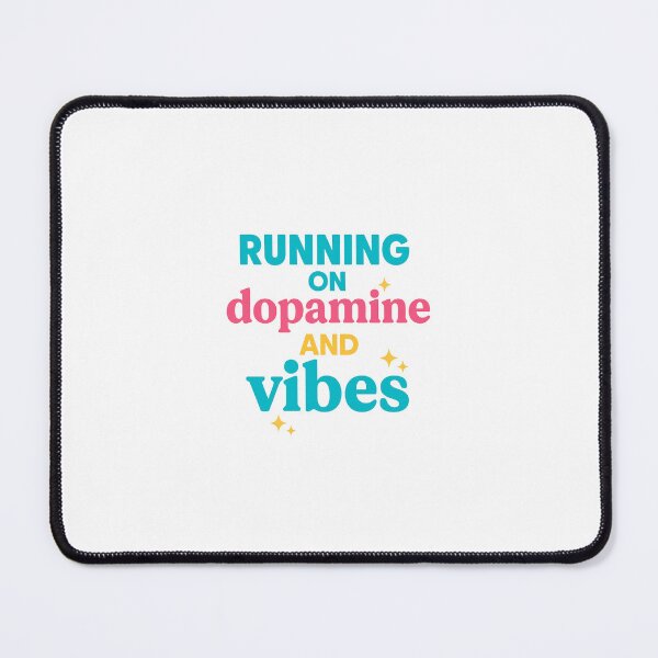 Item preview,  “Running on Dopamine and Vibes – Neurodivergent Mental Health Sticker & Shirt Design” designed and sold by neurospicyvibes.