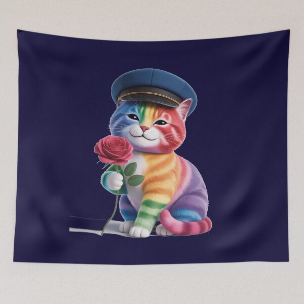 Item preview, Rainbow kitty designed and sold by DZIERANA.