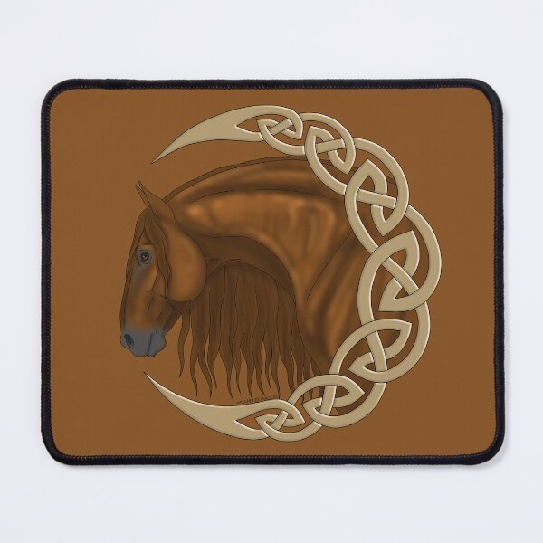 Item preview, Celtic Moon with Chestnut Horse designed and sold by DappledMoon.