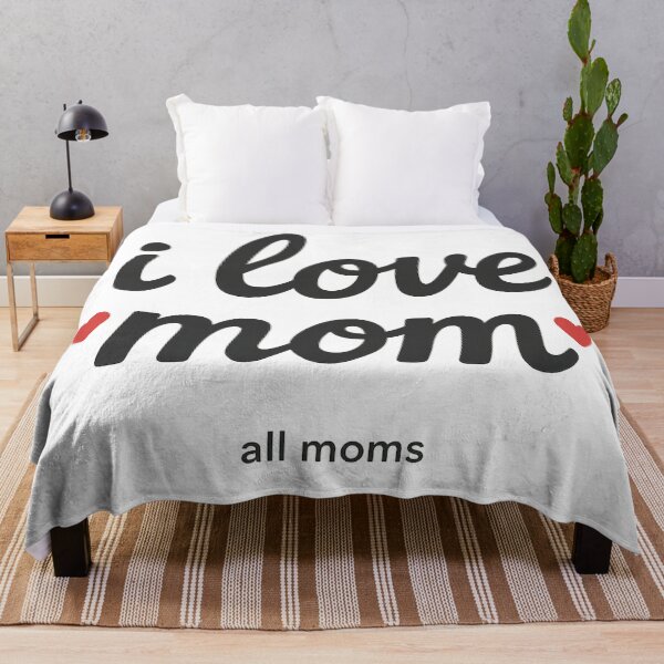 Item preview, I Love Mom Minimalist Heart Design designed and sold by QuirkWears.