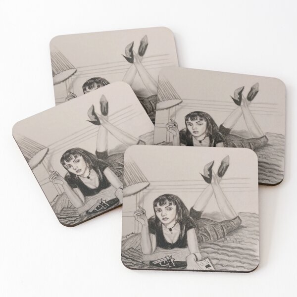 Item preview, Mia Wallace: Pulp Fiction designed and sold by ColorsByRitu.
