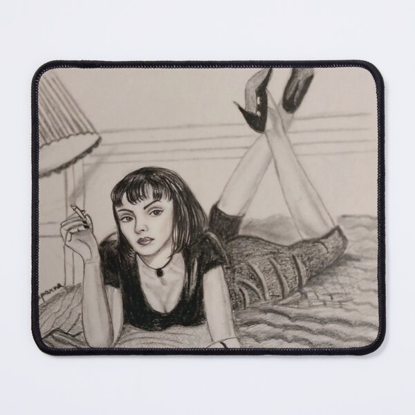 Artikelvorschau, Mia Wallace: Pulp Fiction entworfen und verkauft von ColorsByRitu.