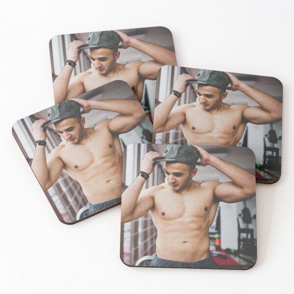 Item preview, Shirtless Muscular Sexy Man Wearing a Hat designed and sold by Atlas Kai.
