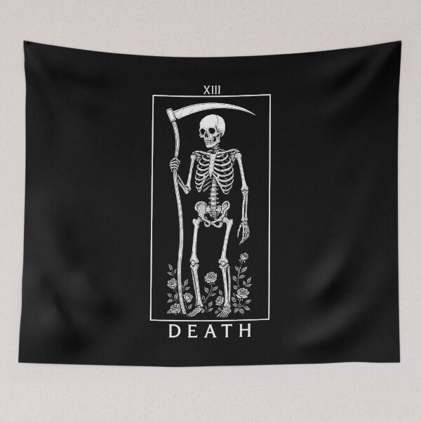 Item preview, Death - Major Arcana - Skeleton Tarot Cards designed and sold by Boriken Brujas.