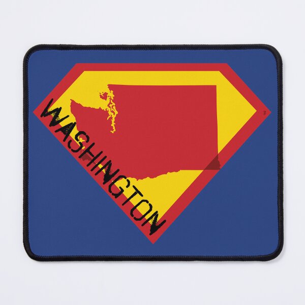 Item preview, SUPER Washington State Shield Emblem - WASHINGTON Spellout Design - Frredom is the Superpower designed and sold by pelagio.