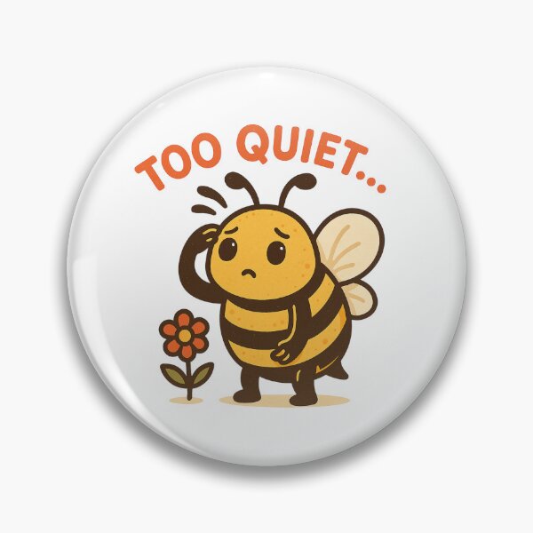 Item preview, Too Quiet Sad Bee Illustration designed and sold by Lacritsa .