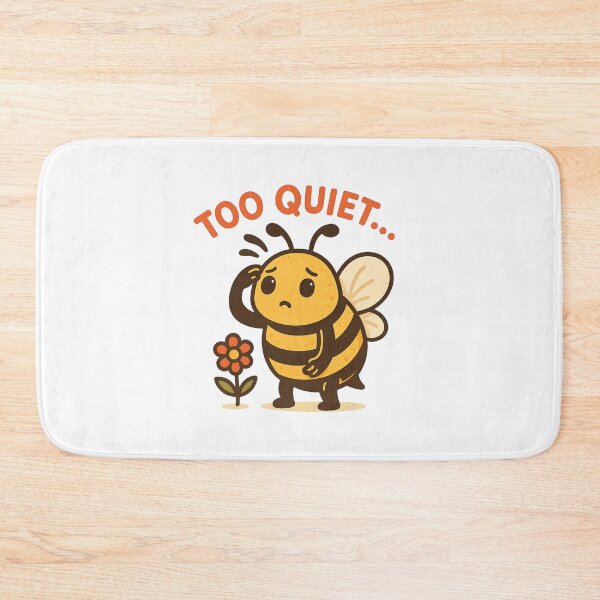 Item preview, Too Quiet Sad Bee Illustration designed and sold by Lacritsa .