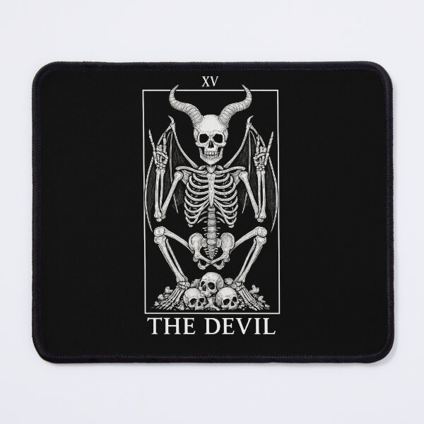 Item preview, The Devil - Major Arcana - Skeleton Tarot Cards designed and sold by Boriken Brujas.