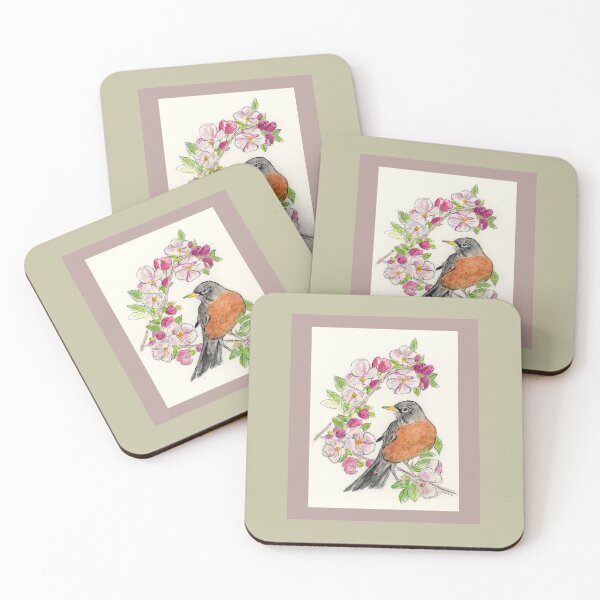 Item preview, Michigan - state bird and flower designed and sold by Annie Mason Art.