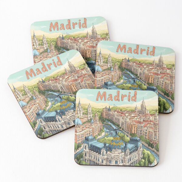 Item preview, illustrated Map of  Madrid designed and sold by Artessie.