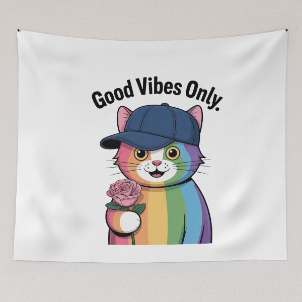 Item preview, Rainbow Kitty - Good Vibrations Only designed and sold by DZIERANA.
