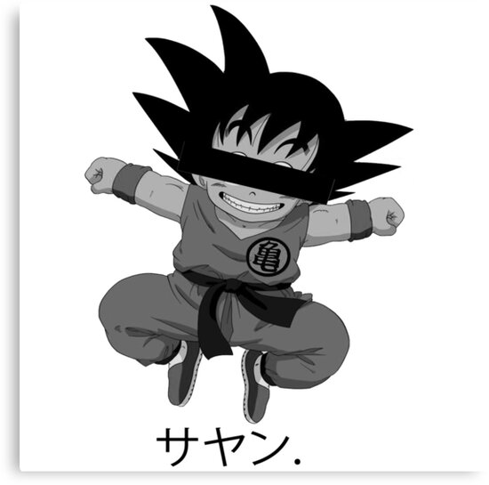 "LIL GOKU" Canvas Prints by Chill Like Fugees | Redbubble