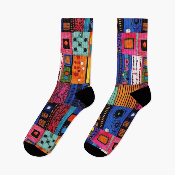 Item preview, Color Chant: Tribal Patchwork of Dots, Lines, and Motion designed and sold by Espinoza Creative.