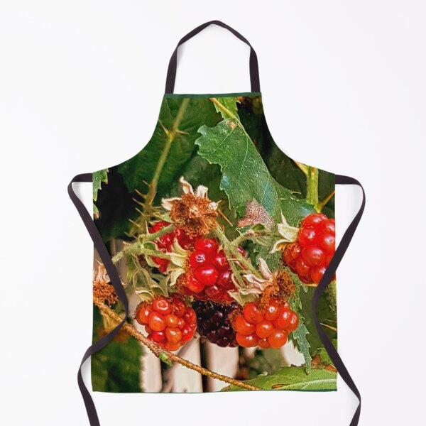 Item preview, Wild Raspberries – Rustic Nature Fruit Photography designed and sold by Hanna Mavi Studio .