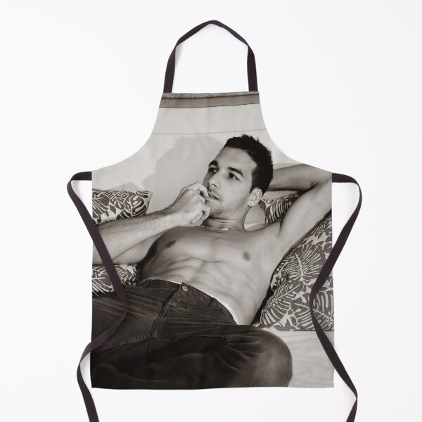Item preview, A handsome Sexy man Relaxes Shirtless In Bed designed and sold by Atlas Kai.