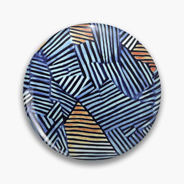 Item preview, Midnight Signals: Indigo Grid with Tribal Motion designed and sold by Espinoza Creative.