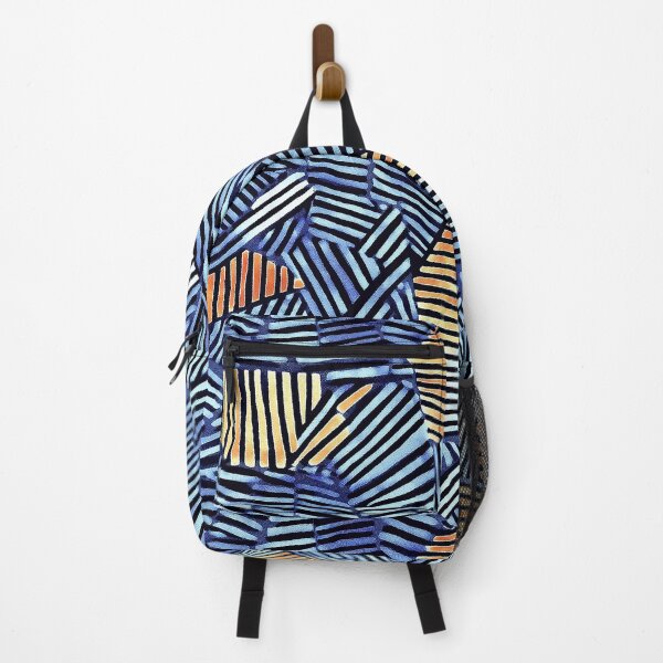 Item preview, Midnight Signals: Indigo Grid with Tribal Motion designed and sold by Espinoza Creative.