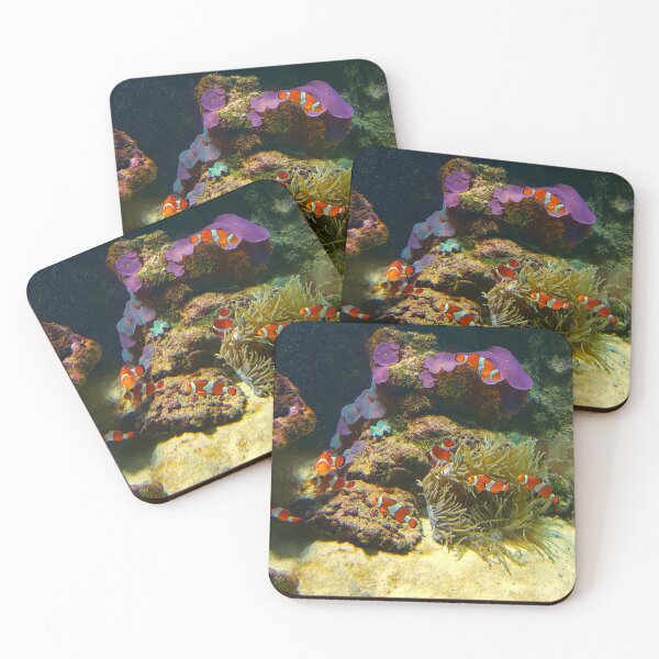 Item preview, Clownfish and Coral – Colorful Underwater Marine Photography designed and sold by Hanna Mavi Studio .