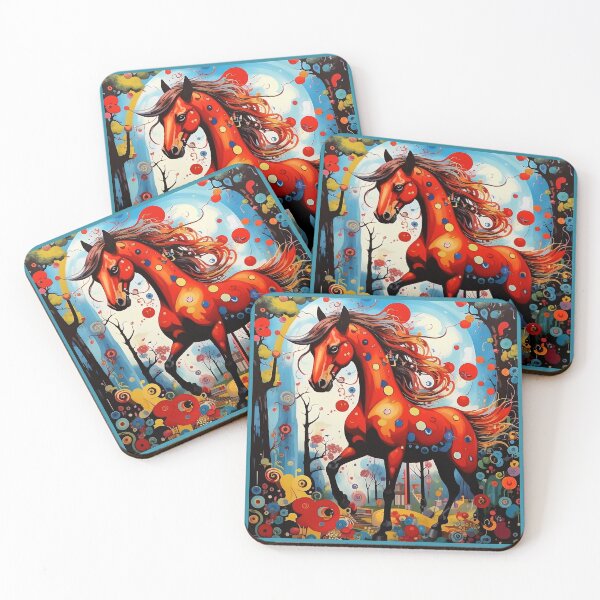Item preview, A fantastically beautiful red horse. The symbol of the year 2026. designed and sold by Natalia-Vlad.
