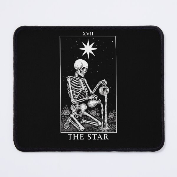 Item preview, The Star - Major Arcana - Skeleton Tarot Cards designed and sold by Boriken Brujas.