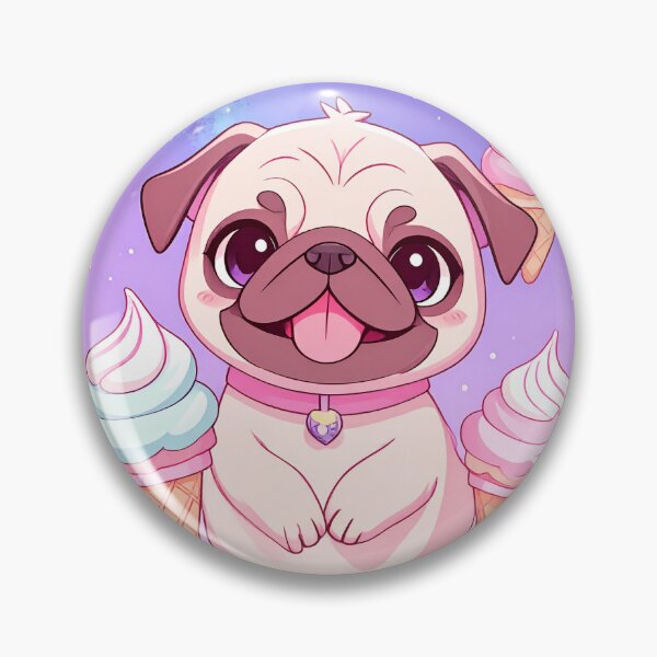 Item preview, Pug Midnight Snack 001  designed and sold by BeeBomb.