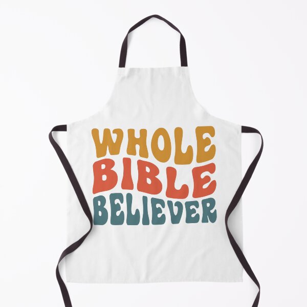 Artikelvorschau, Whole Bible Believer Retro Hippie 60er Jahre Stil gelb rot blau entworfen und verkauft von Christian Apparel, Decor and More.
