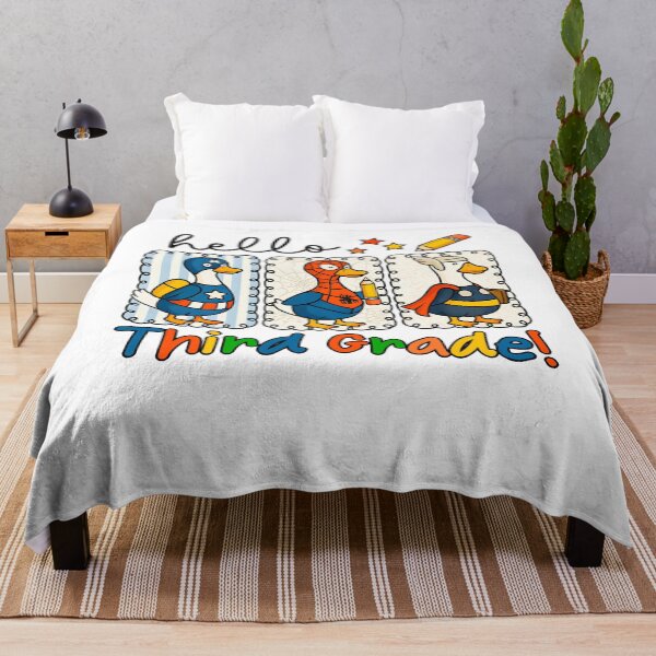 Item preview, Hello Third Grade Cute Duck Super Kids Fun Back To School Colorful Design designed and sold by tigger shop.