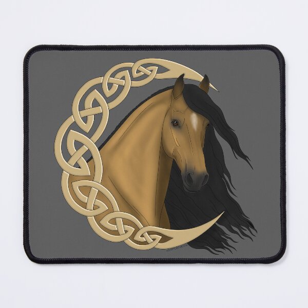 Item preview, Celtic Moon with Buckskin Horse designed and sold by DappledMoon.