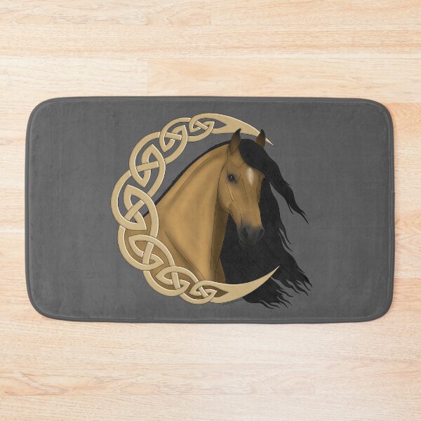 Item preview, Celtic Moon with Buckskin Horse designed and sold by DappledMoon.