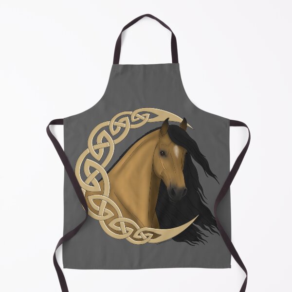Item preview, Celtic Moon with Buckskin Horse designed and sold by DappledMoon.