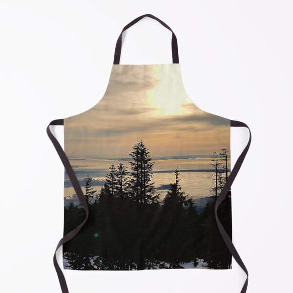 Item preview, Foggy Winter Sunset– Moody Seasonal Landscape Photography designed and sold by Hanna Mavi Studio .