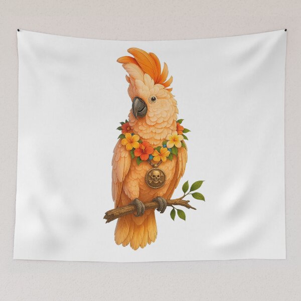 Item preview, Pirate Parrot Summer Vibes – NeonCore Edition designed and sold by NeonCore.