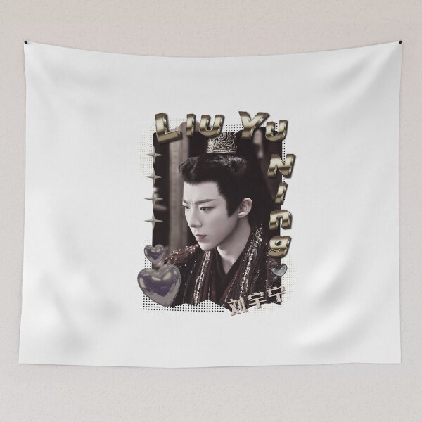 Item preview, Liu Yu Ning Chinese Drama Actor Scrapbook Collage Cozy Y2K in Gold designed and sold by HELL0WBELLO.