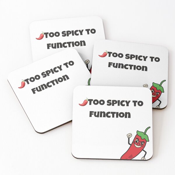 Item preview, .	“Too Spicy to Function | Hot Pepper Humor for the Neurodivergent Crew” designed and sold by neurospicyvibes.