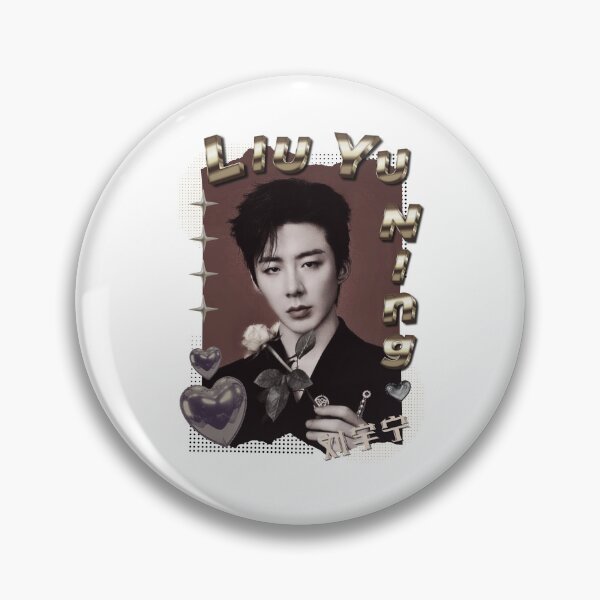 Item preview, Liu Yu Ning Chinese Drama Actor Scrapbook Collage Cozy Y2K in Gold designed and sold by HELL0WBELLO.