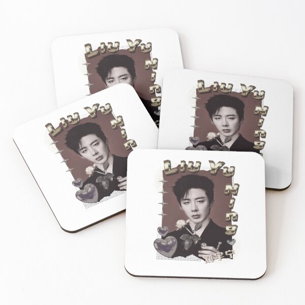 Item preview, Liu Yu Ning Chinese Drama Actor Scrapbook Collage Cozy Y2K in Gold designed and sold by HELL0WBELLO.