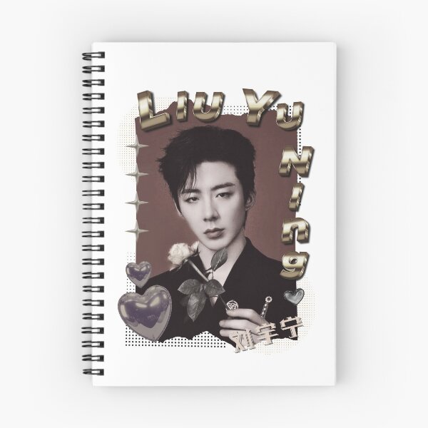 Item preview, Liu Yu Ning Chinese Drama Actor Scrapbook Collage Cozy Y2K in Gold designed and sold by HELL0WBELLO.