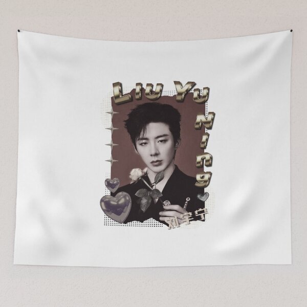 Item preview, Liu Yu Ning Chinese Drama Actor Scrapbook Collage Cozy Y2K in Gold designed and sold by HELL0WBELLO.
