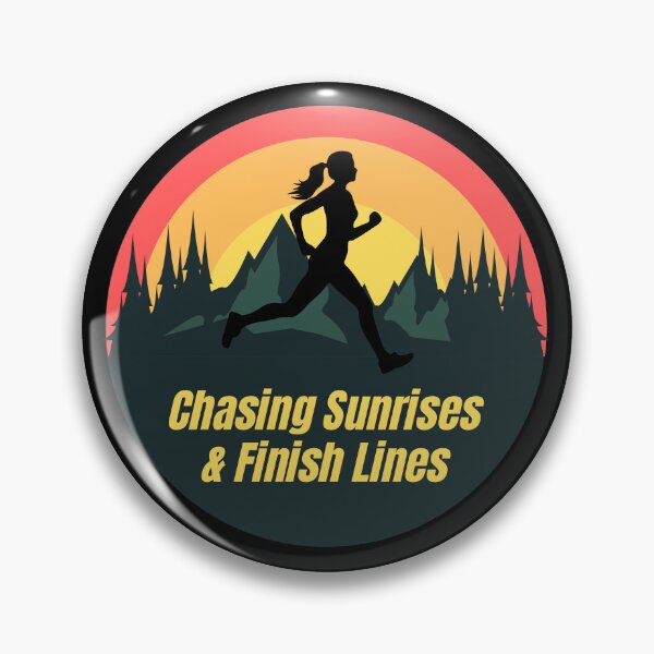 Item preview, Chasing Sunrises & Finish Lines designed and sold by NerdyRunner.