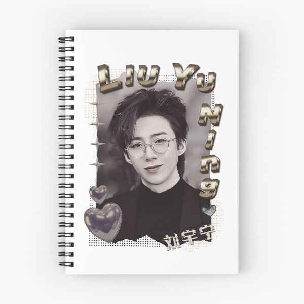 Item preview, Liu Yu Ning Chinese Drama Actor Scrapbook Collage Cozy Y2K in Gold designed and sold by HELL0WBELLO.