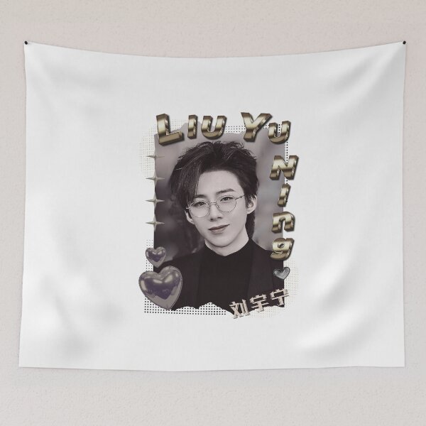 Item preview, Liu Yu Ning Chinese Drama Actor Scrapbook Collage Cozy Y2K in Gold designed and sold by HELL0WBELLO.