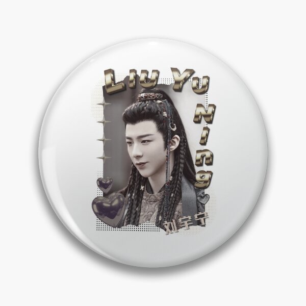 Item preview, Liu Yu Ning Chinese Drama Actor Scrapbook Collage Cozy Y2K in Gold designed and sold by HELL0WBELLO.