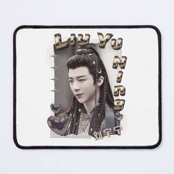 Item preview, Liu Yu Ning Chinese Drama Actor Scrapbook Collage Cozy Y2K in Gold designed and sold by HELL0WBELLO.